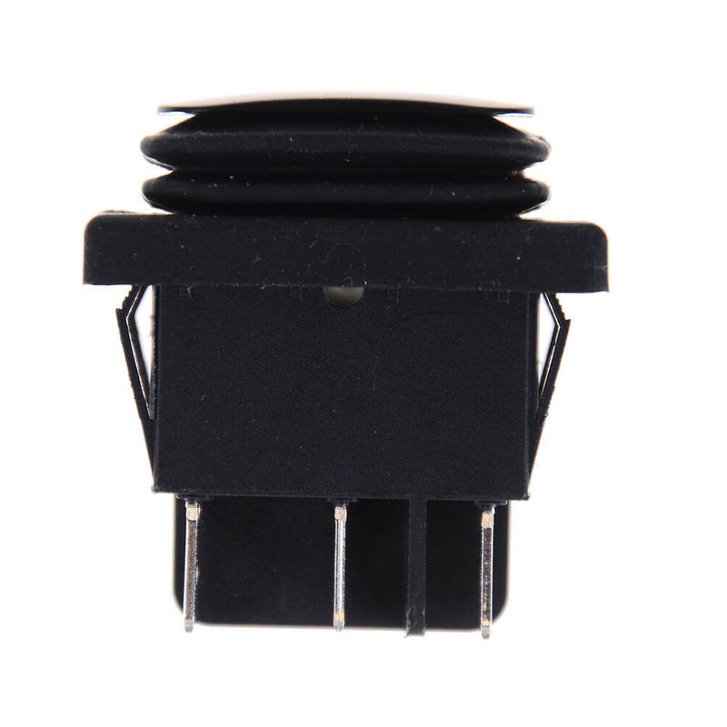 12V Black Waterproof 6Pin DPDT Self Locking Rectangle Rocker SwitchS Kw