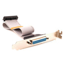 LPT1 parallel port printer I/O adapter DB25 to IDC 26Pin header slot plate  Z