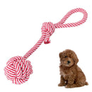 Dog Chew Toys Play Puppy Knot Fun Tough Strong Throw Pet Tug War Fetch Rope