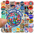 50Pcs Fantasy Colour Stickers Outdoor Scrapbook Suitcase Laptop Guitar Stic â„–[
