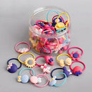 10Pcs Girl hair band ties rope ring elastic hairband ponytail BX