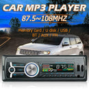 1 Din Car In-Dash Stereo Audio USB FM Radio Bluetooth Head Unit MP3 Music Player