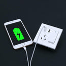 USB Wall Switch Socket Panel Dual USB Switch Adapter Plug Power Supplies