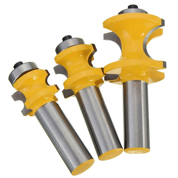 1/2" Shank 3/8" Cutting Dia Round Over Beading Router Bit Woodworking Tool