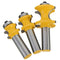 1/2" Shank 3/8" Cutting Dia Round Over Beading Router Bit Woodworking Tool
