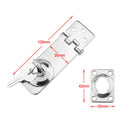 Door Security Guard Latch Bolt Gate Lock 304 Stainless Steel Window Loaded