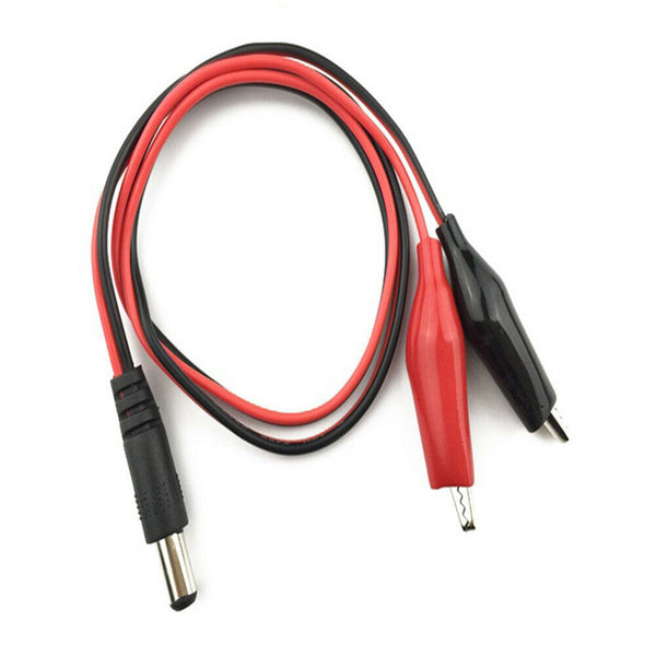 DC Male to Dual Crocodile Clips 3A Power Testing Cord Charging Cable Intriguing