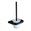 Black Wall Mounted Bathroom Cleaner Kit Space Aluminum Toilet Brush Holder