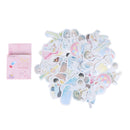46pcs/box Girlish Heart DIY Diary Stickers Paper Labels Gifts Packaging DeJ 3C
