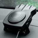 12V Auto Car Heater Fan 3 Outlets Windscreen Defrosts Defogger (200W Black) A