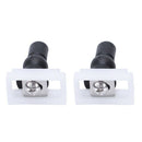 2pcs DIY Plastic Toilet Seat Screws Fixings Fit Toilet Seats Hinges Repair  S6D3