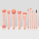 10x Professional Make up Brushes Blusher Lip Powder Makeup Brush Tool Pink