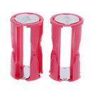 2x Parallel cell adapter battery holder DC 1.5V case box convert 4 AAA to 1 C TE