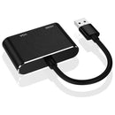 2 in 1 USB to HDMI VGA Converter Monitor Projector 1080P Display Adapter