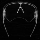 Transparent Reusable Face Shield Visor Cover Anti-Spitting Eye Protection