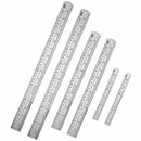 Stainless Steel Ruler Straight Edge Metal Ruler Set For Engineering Office  V5Q9