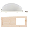 2 Pieces 330 x 130mm Cedar Wall Vent+Explosion Proof Light Great Sauna