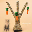 Cat Climbing Frame Funny Kitten Teeth Care Tower Shelves Scratching Post Carrot