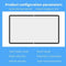 Projector 150" 16:9 Foldable Anti-Crease Movies Screen for Home Theater
