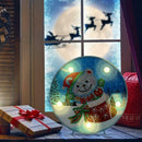 DIY Special Shaped Diamond Painting Xmas Bear Light Embroidery Home Decor