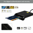 Smart Card Reader USB 2.0 for DOD Military CAC Common Access-Bank Card-ID