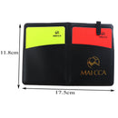 Soccer Referee Red Yellow Card Record Referee tool With Leather Case and Pen3C