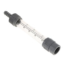 Water Liquid Flow Measuring Tube Rotameter Flowmeter 0.2-1GPM Grey+ Clear