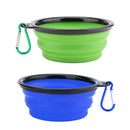 2pcs Portable Silicone Collapsible Bowl for Pet Cat Dog Food Water Feeding