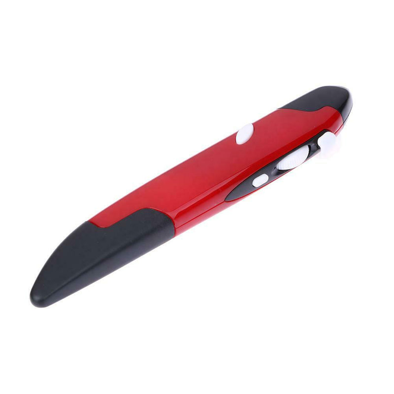 2.4GHz USB Wireless Mouse Optical Pen Air Adjustable 500/1000 DPI(Red)