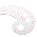 Plastic Comma Ruler for Sewing Pattern Design Drawing Template