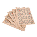 60Pcs Thank You Self-adhesive Stickers Kraft Label Stickers Gifts Labels PaperLJ
