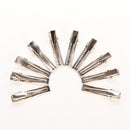 50 PCS Metal Plain Prong Hair Alligator Clip Pinch Clips Hair Clip Teeth Bows C3