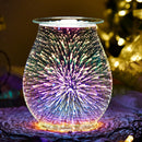 Electric Wax Melt Burner Glass Aroma Diffuser Lamp Light Fragrance Decor
