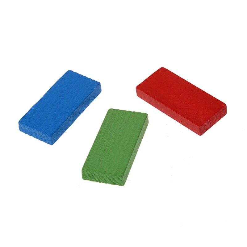 Pack of 120 Mix Wooden Kids Children Domino Game Play Toys I9X7