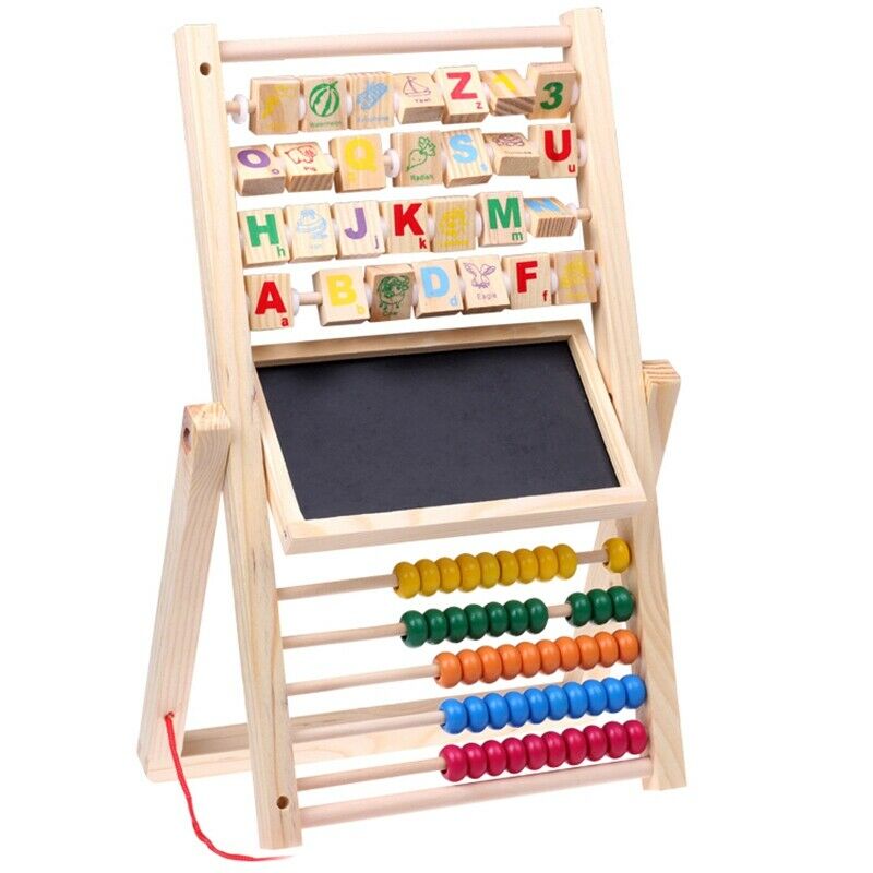Multi-Function Abacus Learning Frame Wooden Counting Cognitive Board Childr F7E3