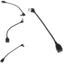 Up 90+Down 90Angle USB 3.0 Male to Female Data Sync Extension Cable