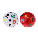 2Pcs PU Mini Official Size 2 Kids Football Soccer Ball for Unisex Boys Girls