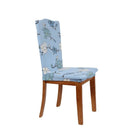 Stretch Spandex Chair Covers Dining Room Wedding Banquet Seat Cover Blue Ma