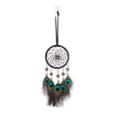 Peacock Feathers Handmade Dreamcatcher Craft Dream Catcher Net Home Decor