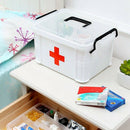 First Aid Kit Waterproof Plastic Storage Box Portable Outdoor Travel Car Dr