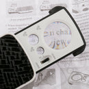 LED Lighted Slide Out Magnifying Glass 30x 60x 90x Loupe Magnifier Jewelry