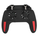 H10 Gaming Grip Controller Gamepad Dual Cooling Fan for PUBG (Plug-in Fan) A