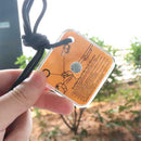 Practical Reflective Signal Mirror With A Whistle For Outdoor Survival New