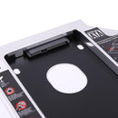 9mm SATA to SATA 2nd SSD Caddy Case Hard Disk Drive Enclosure CD-ROM Optical