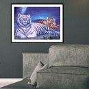 5D DIY Full Drill Diamond Painting Cross Stitch Embroidery Kit (Tiger04)