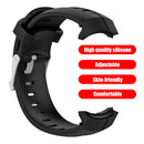 Silicone Watch Strap for SUUNTO AMBIT3 VERTICAL/Spartan SPORT (Black)