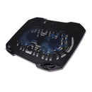 Black Case Fan Long Life Two Fan Quiet Computer Cooling Fan 17'' Notebook