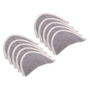 Pack of 5 Pairs Detachable Shoulder Pad Sew-In Gray Cotton Garment Shoulder