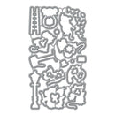 DIY Album Embossing Stamp Stencil Card Template Mouse Metal Cutting Die (A) A