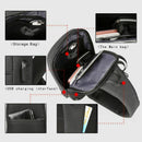 Kingsons USB Chest Bag Men Crossbody Bags Small Shoulder Bag For Male Bicyc